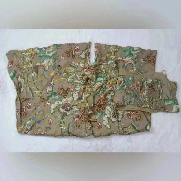 Banana Republic Multi Floral Wide Leg Pant - Picture 1 of 5